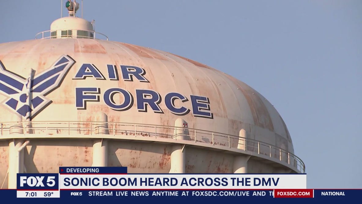 F-16 causes sonic boom in DC area